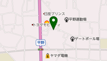 足立キリスト教会の地図画像