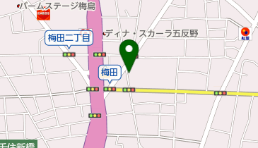 ヒカリクリーニングの地図画像