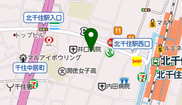 福島屋靴店の地図画像