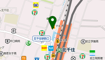 シアターセンジュの地図画像