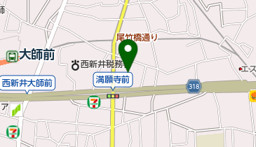 満願寺の地図画像