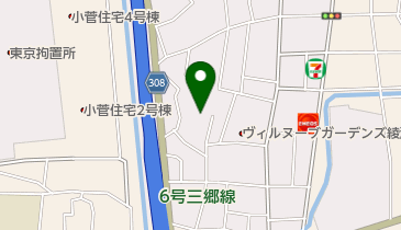 薬師寺の地図画像
