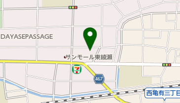 西川商店の地図画像