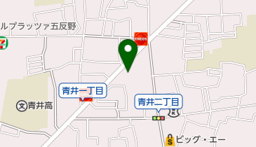 青井フォトスタジオの地図画像