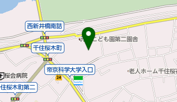 元宿神社の地図画像