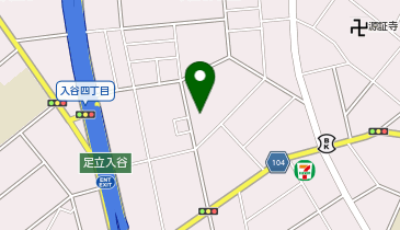 味ぎん舎人公園店の地図画像