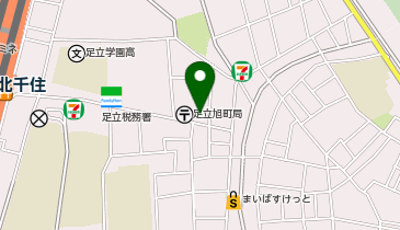 シャディサラダ館千住旭町店の地図画像