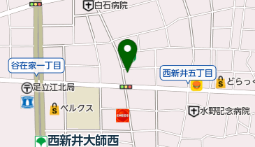 西新井商会の地図画像