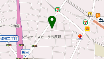 新栄化材株式会社の地図画像
