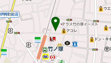 アトリエMAI竹ノ塚店の地図画像