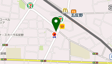 ターゲット美容室 五反野店の地図画像