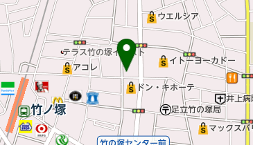 美容室ブるームの地図画像