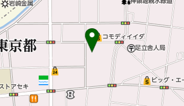 美容室BLUEの地図画像