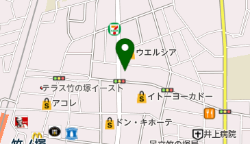 メガネシヨツプタケノヅカの地図画像