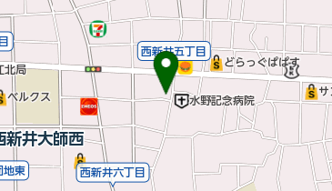 望星西新井薬局の地図画像