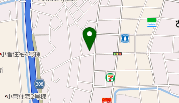 大木理容室の地図画像