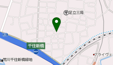 東川理容室の地図画像