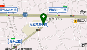 ヘアーサロンタマダの地図画像