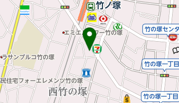 亀寿司の地図画像