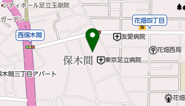 足立区地域包括支援センター保木間の地図画像