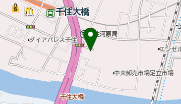 東京都 福祉保健局 市場衛生検査所 足立出張所の地図画像