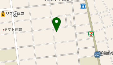 草間マッサージ院の地図画像