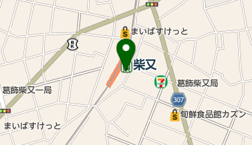 石田足袋店の地図画像