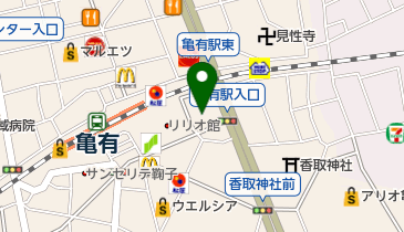 毛利ガラスの地図画像