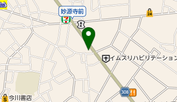 怒賀硝子店の地図画像