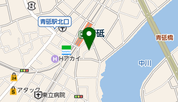 錦春古流花道家元玉木千晴の地図画像