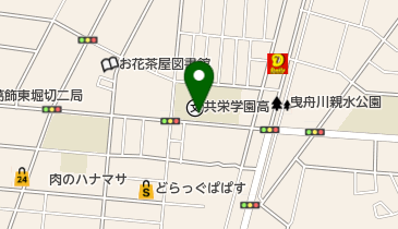 共栄学園購買部の地図画像