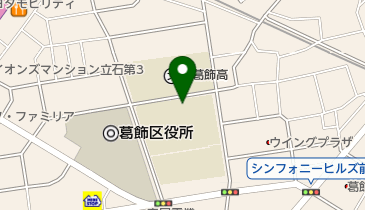 葛飾区教職員組合の地図画像