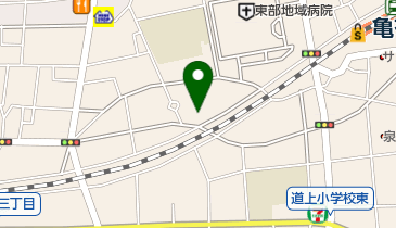 葛飾区 西亀有児童館の地図画像