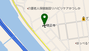 徳正寺の地図画像