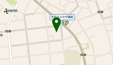葛飾区 水元そよかぜ園の地図画像