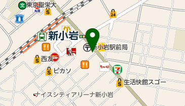 極東証券株式会社新小岩支店の地図画像