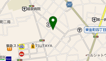 ふとんの萬屋の地図画像