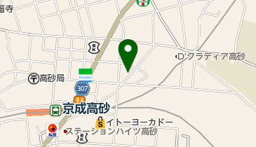 山口はり灸院の地図画像