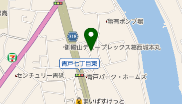 あなざわ動物病院の地図画像