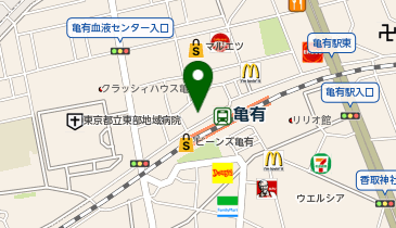 ザ・サンラウンジ亀有店の地図画像