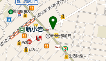 雅夢美容室の地図画像