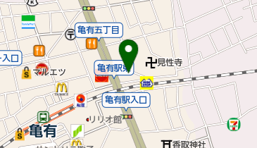 CURE美容室の地図画像
