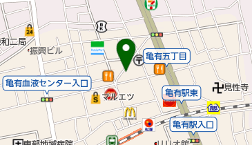 佐々木美容室の地図画像