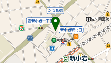 美容室ジャックの地図画像