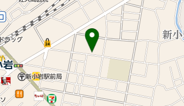富士美容室の地図画像