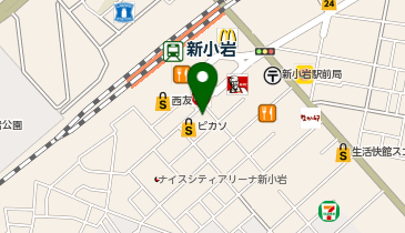 麻雀ウェルカム新小岩店の地図画像