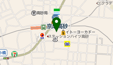エールメガネ高砂店の地図画像