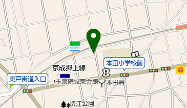 いづみ理容の地図画像