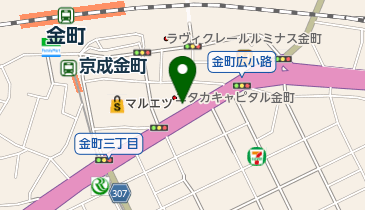 ヘアーサロンハセガワの地図画像