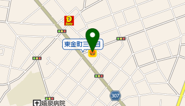 ピザハット金町店の地図画像